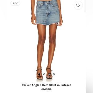 AGOLDE DENIM SKIRT
